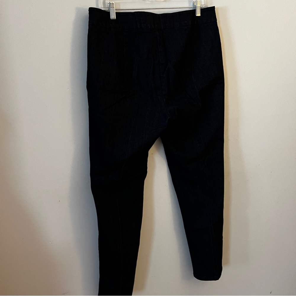 Dana Buchman Dark Blue Straight Leg Trouser Denim Pants - Picture 9 of 9